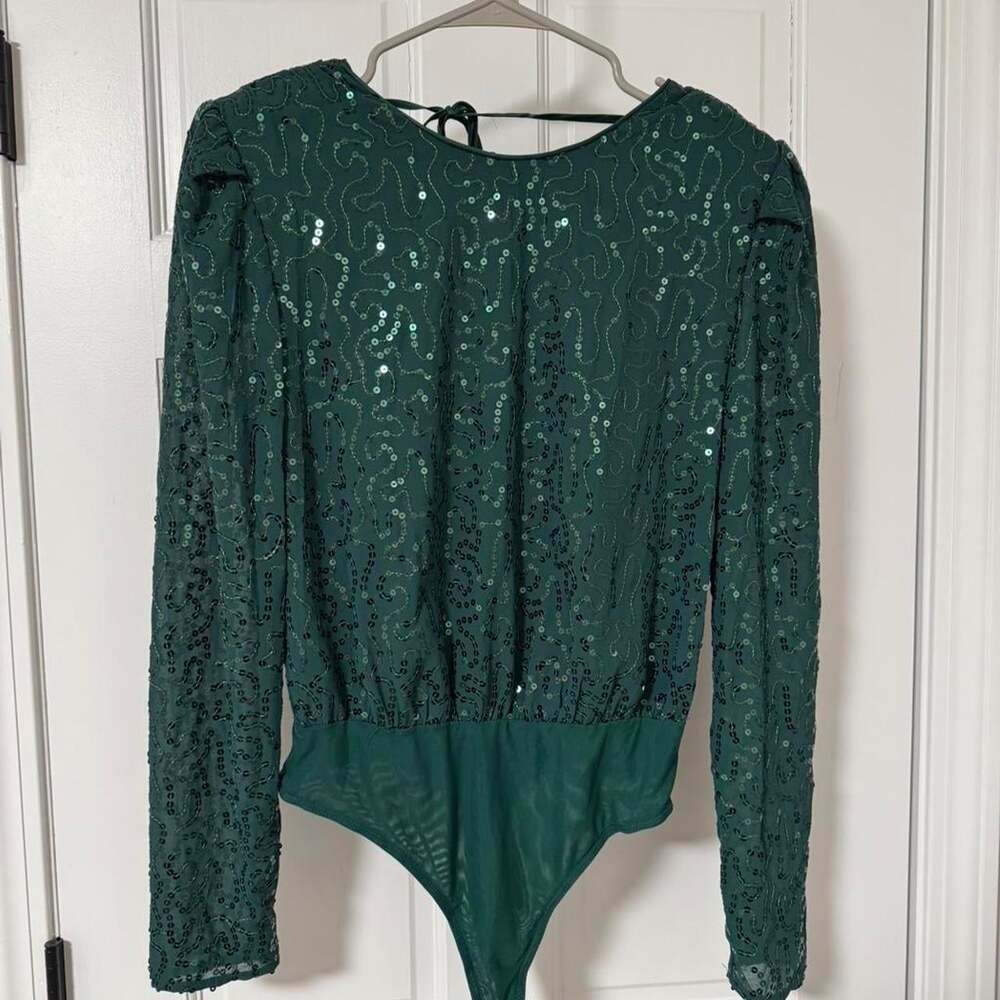 LUSH Clothing Women's Green Bodysuit